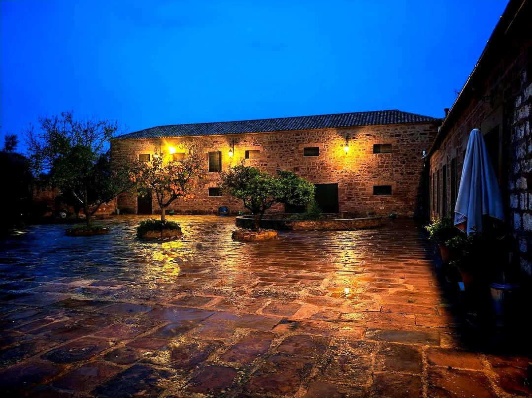 Molino Calcula con lluvia